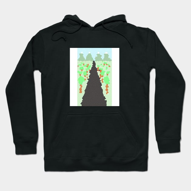 ABSTRACT LANDSCAPE Hoodie by jcnenm